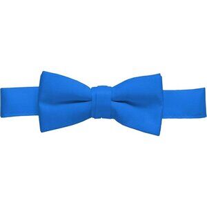 HOLD'EM Bow Tie Boys and Baby Satin Solid Color Adjustable Pre-tied - Royal Blue